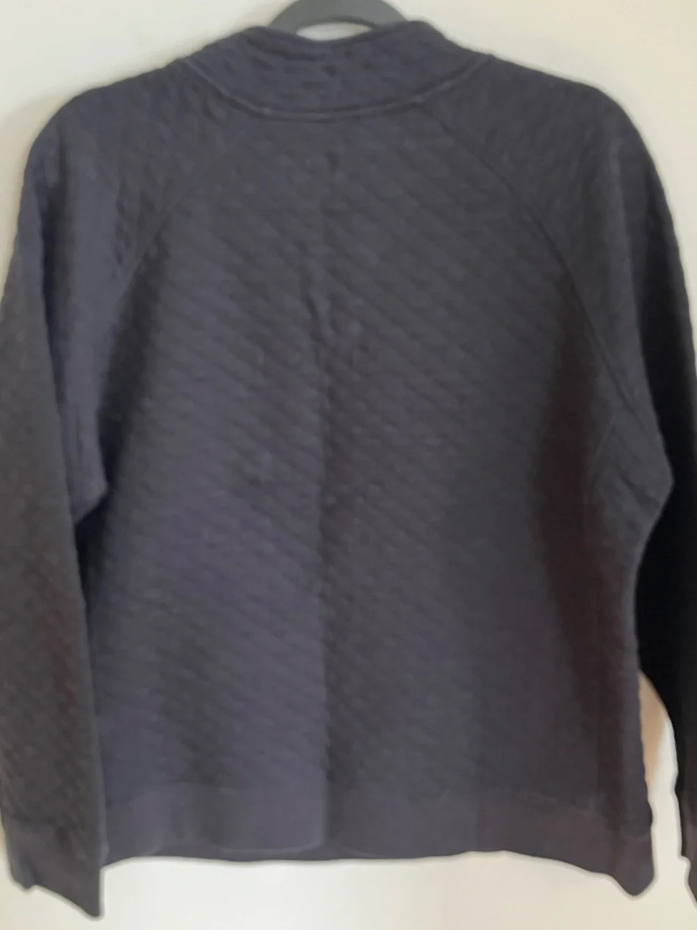 Eddie Bauer Men's L quilted snap pullover